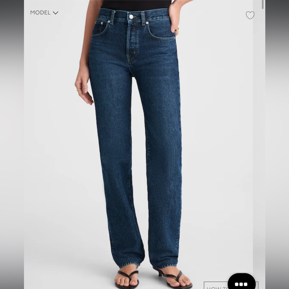 Madewell Longline Straight Jean